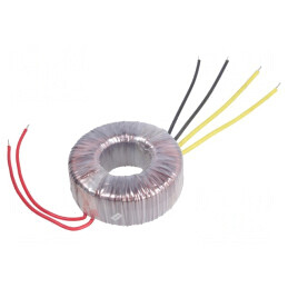 Transformator toroidal 160VA 230V 12V 24V 6,66A 3,33A IP00