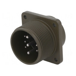 Conector Circular 20mm Aluminiu | Electronic-mag.ro | Componente Electronice