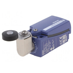 Limitator cursă manetă 33mm, rolă plastic Ø19mm 10A | Electronic-mag.ro | Componente Electronice