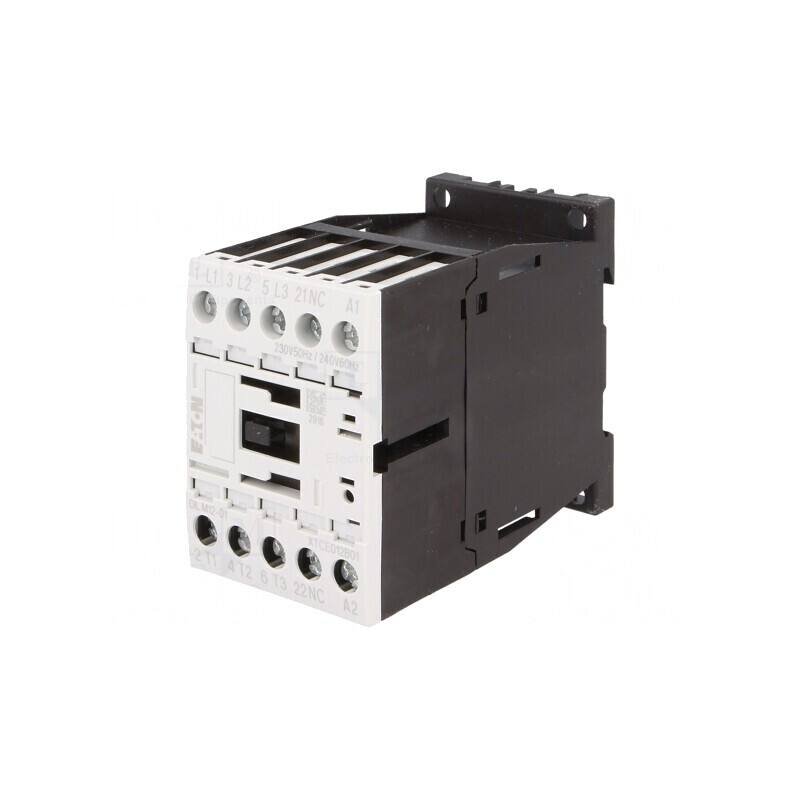 Contactor 3P NO + 1NC 12A 230V AC | Electronic-mag.ro | Componente Electronice