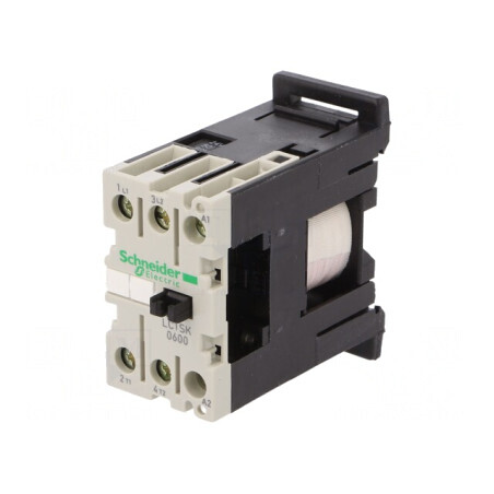 Contactor 2P NO 24VAC 6A DIN TeSys SK | Electronic-mag.ro | Componente Electronice