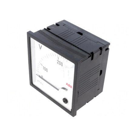 Voltmetru pe panou 0-250V 96x96mm | Electronic-mag.ro | Componente Electronice