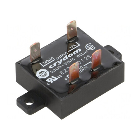 Releu Semiconductor 12A 1-Fazat 3-15VDC | Electronic-mag.ro | Componente Electronice