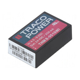 Convertor DC/DC 6W 4.5-9V la 24V 250mA DIP24 | Electronic-mag.ro | Componente Electronice