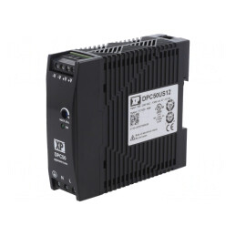 Alimentator Pulsatoriu pentru Șină DIN 50W 12V 4A | Electronic-mag.ro | Componente Electronice