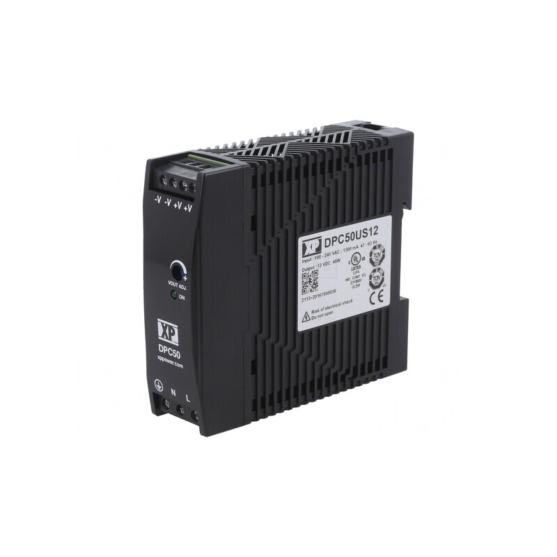 Alimentator Pulsatoriu pentru Șină DIN 50W 12V 4A | Electronic-mag.ro | Componente Electronice