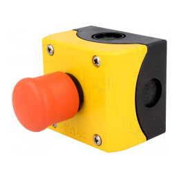 Casetă de Comandă RMQ-Titan cu 1 Buton Ciupercă IP66 | Electronic-mag.ro | Componente Electronice