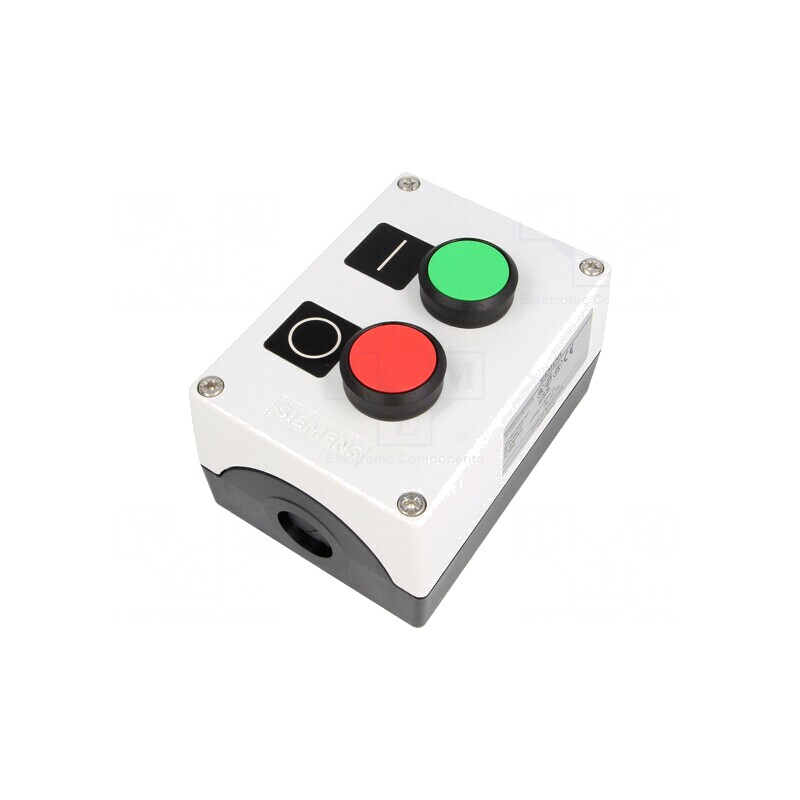 Casetă de comandă 2 butoane IP67 plastic | Electronic-mag.ro | Componente Electronice