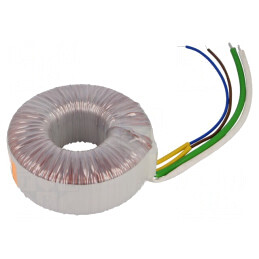 Transformator Toroidal 200VA 230V 18V 11.1A Cabluri | Electronic-mag.ro | Componente Electronice