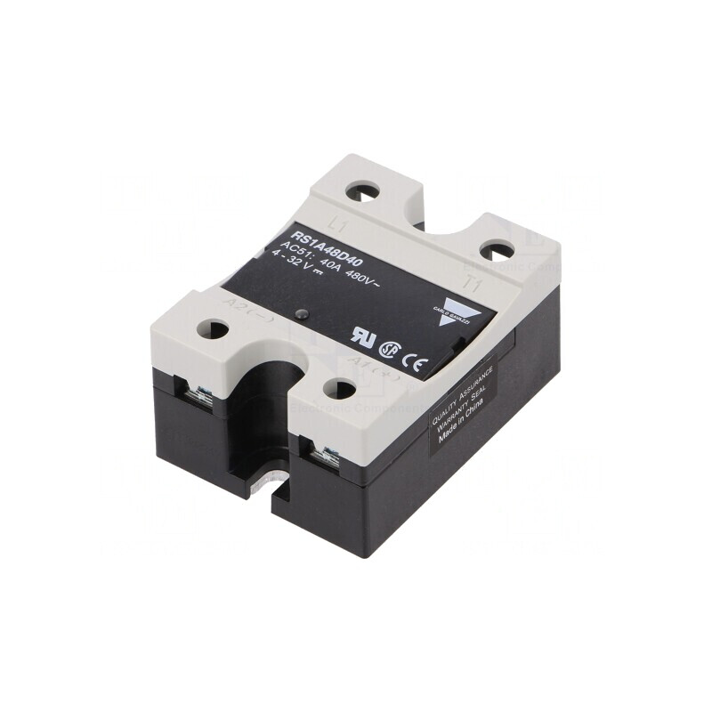 Releu Semiconductor 40A 1-Fazat 4-32VDC 42-530VAC | Electronic-mag.ro | Componente Electronice