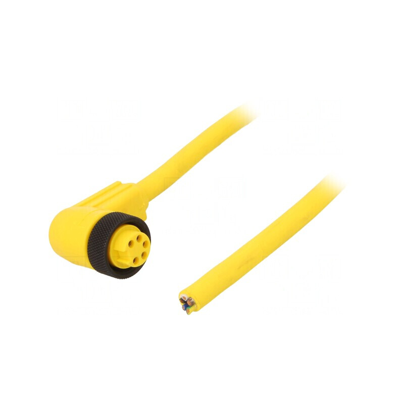 Cablu de Conectare 7/8” PIN 5 Unghi 3m | Electronic-mag.ro | Componente Electronice