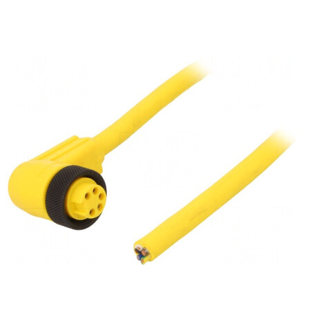 Cablu de Conectare 7/8” PIN 5 Unghi 3m | Electronic-mag.ro | Componente Electronice