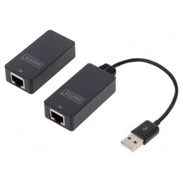 Extender USB Negru 50m USB 1.1/2.0 | Electronic-mag.ro | Componente Electronice
