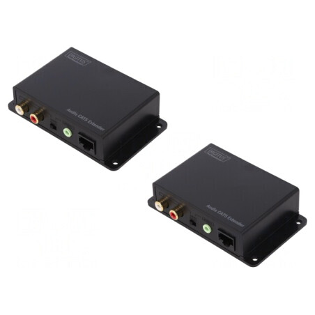 Extender audio RCA x3 RJ45 Aurit Cat 5e | Electronic-mag.ro | Componente Electronice