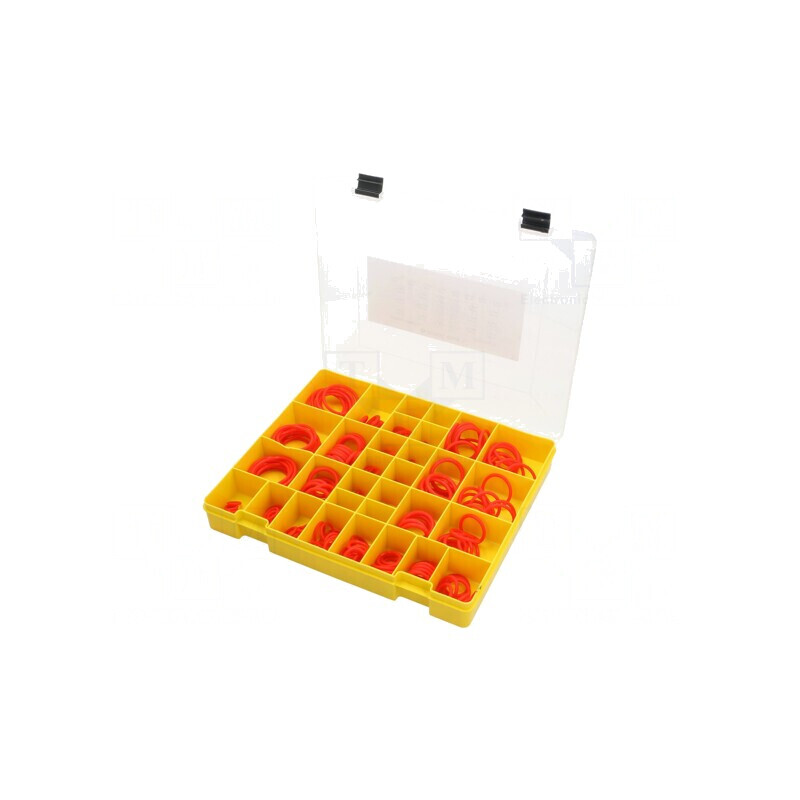 Set O-Ring-uri Silicon Metric 392 Bucăți Roșu | Electronic-mag.ro | Componente Electronice