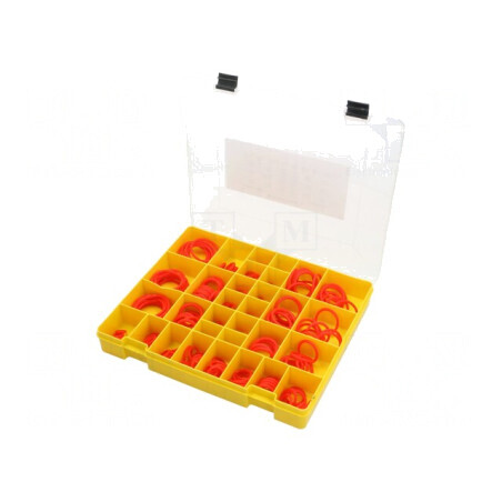 Set O-Ring-uri Silicon Metric 392 Bucăți Roșu | Electronic-mag.ro | Componente Electronice