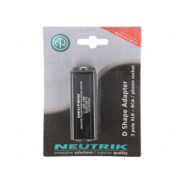Adaptor Audio XLR Male la RCA Female | Electronic-mag.ro | Componente Electronice