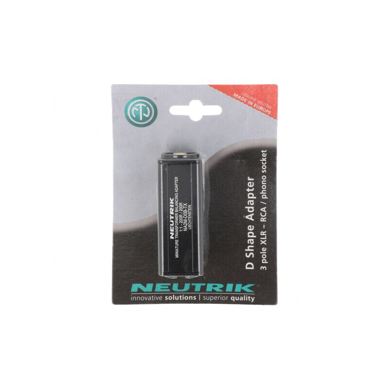 Adaptor Audio XLR Male la RCA Female | Electronic-mag.ro | Componente Electronice