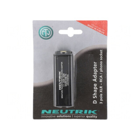 Adaptor Audio XLR Male la RCA Female | Electronic-mag.ro | Componente Electronice