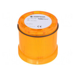 Semnalizator LED Galben 24V IP65 | Electronic-mag.ro | Componente Electronice