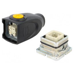 Set Conector HDC Tată-Mamă 4+3 PIN | Electronic-mag.ro | Componente Electronice