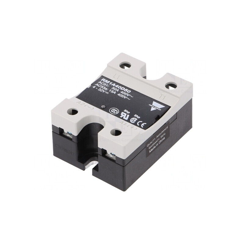Releu Semiconductor 1-Fazat 50A 4-32VDC 42-440VAC | Electronic-mag.ro | Componente Electronice