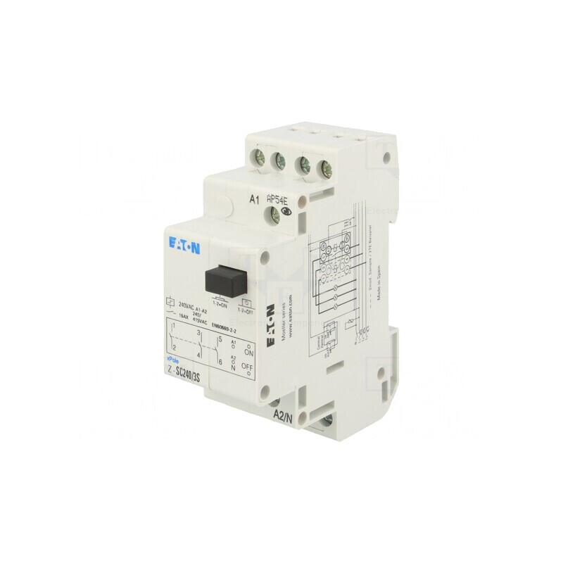 Releu Bistabil de Impulsuri NO 16A IP20 | Electronic-mag.ro | Componente Electronice Releu Bistabil de Impulsuri NO 16A IP20 | Electronic-mag.ro | Componente Electronice