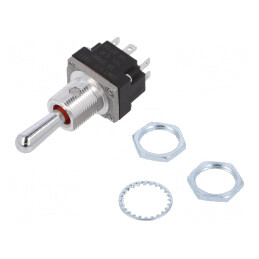 Comutator Basculant DPDT 5A/28VAC IP67 | Electronic-mag.ro | Componente Electronice