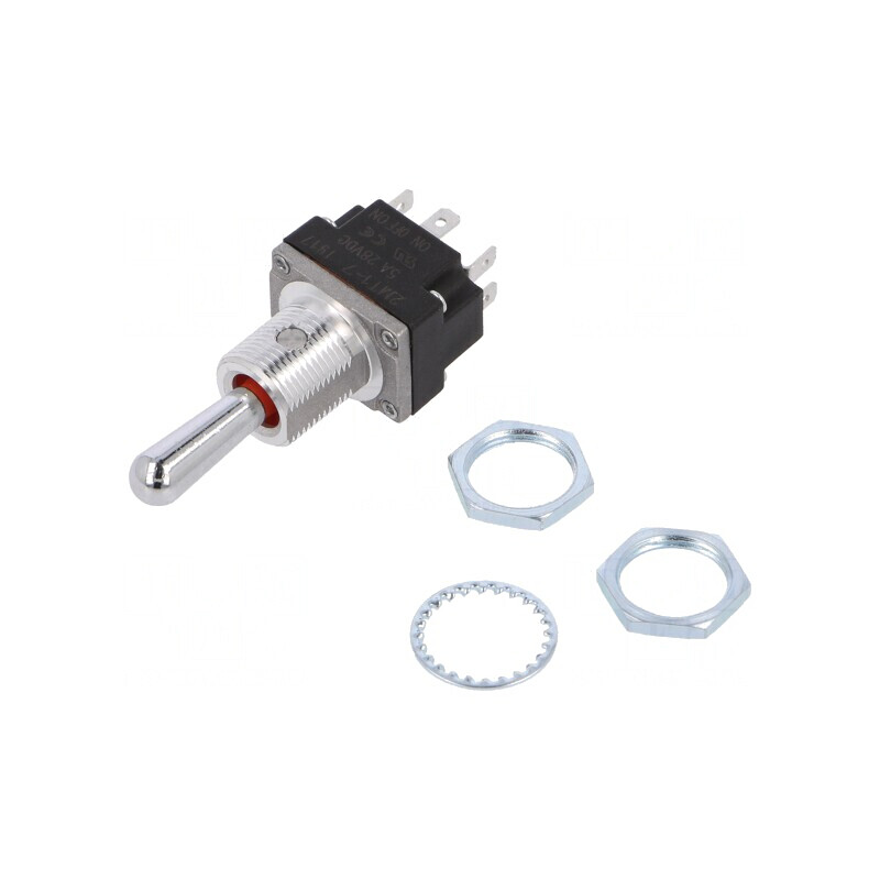 Comutator Basculant DPDT 5A/28VAC IP67 | Electronic-mag.ro | Componente Electronice