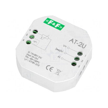 Adaptor de Temperatură 15-30VDC 0-10V KTY81-210 | Electronic-mag.ro | Componente Electronice