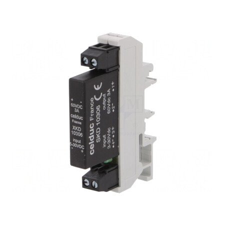 Releu Semiconductor 5-30VDC 1A 2-60VDC pentru Șină DIN | Electronic-mag.ro | Componente Electronice