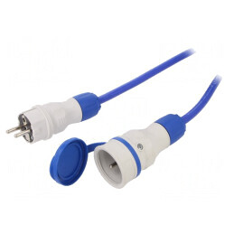 Prelungitor albastru 10m 16A 3x2,5mm2 | Electronic-mag.ro | Componente Electronice