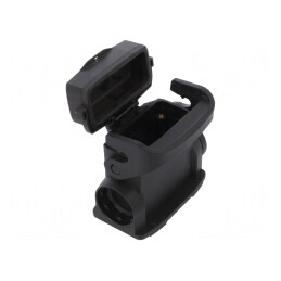 Carcasă pentru conectori HDC Han-Eco® A 10A dreaptă | Electronic-mag.ro | Componente Electronice