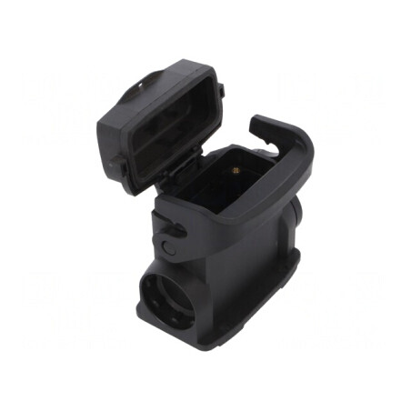 Carcasă pentru conectori HDC Han-Eco® A 10A dreaptă | Electronic-mag.ro | Componente Electronice