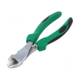 Clește lateral cu tăiere vârf cromat, mânere bicomponente | Electronic-mag.ro | Componente Electronice
