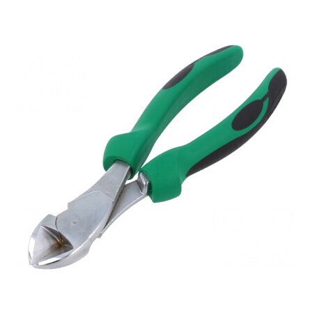 Clește lateral cu tăiere vârf cromat, mânere bicomponente | Electronic-mag.ro | Componente Electronice