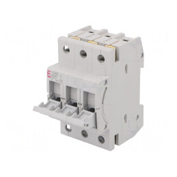 Separator cu Fuzibil 6A 400VAC Poli 3 pentru Șină DIN | Electronic-mag.ro | Componente Electronice