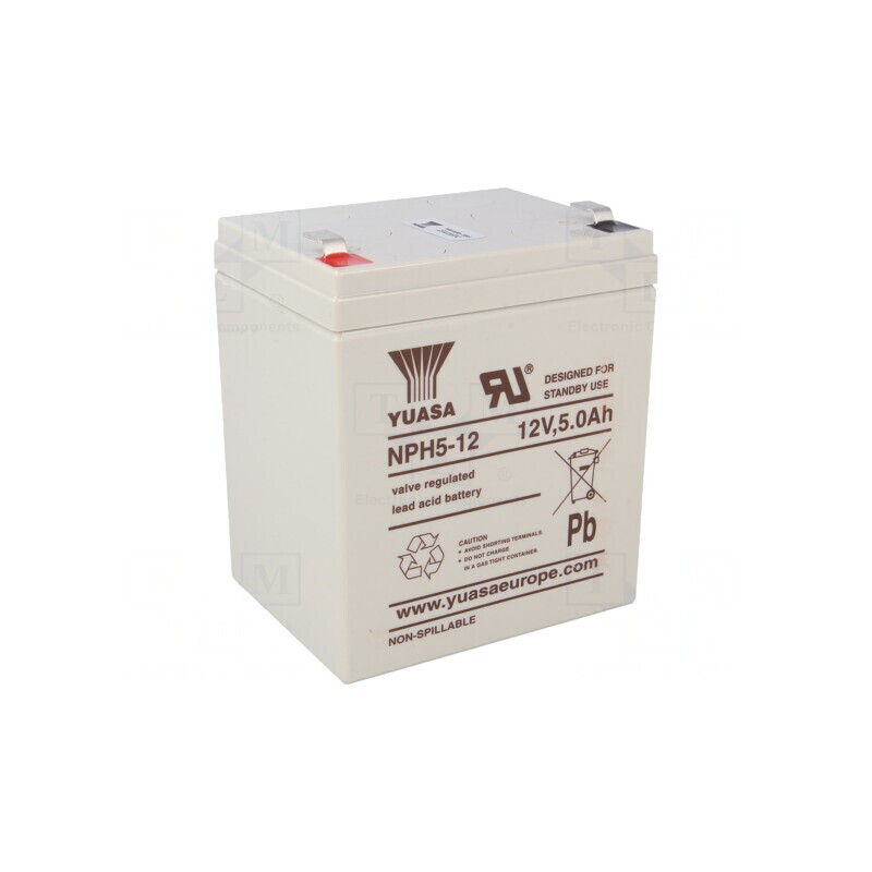 Baterie Plumb-Acid 12V 5Ah AGM Fără Întreținere | Electronic-mag.ro | Componente Electronice Baterie Plumb-Acid 12V 5Ah AGM Fără Întreținere | Electronic-mag.ro | Componente Electronice