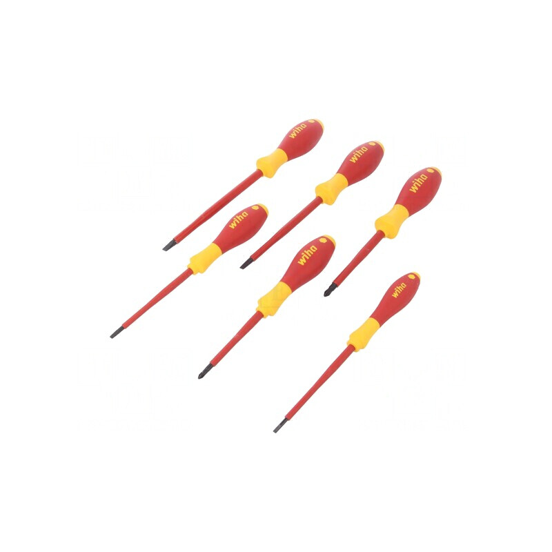Kit Șurubelnițe Izolate 1kVAC Phillips și Plate 6 Bucăți | Electronic-mag.ro | Componente Electronice