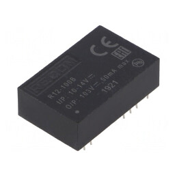 Convertor DC/DC 5W 10-14V la 50-135V DIP24 | Electronic-mag.ro | Componente Electronice
