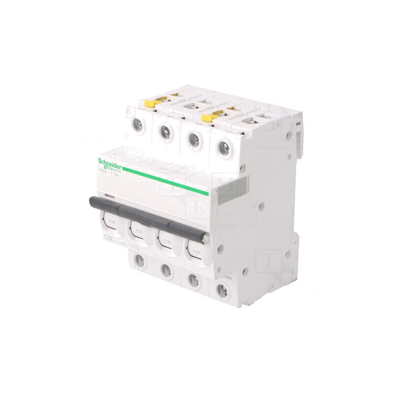 Întrerupător de supracurent 32A 4 poli 400VAC C | Electronic-mag.ro | Componente Electronice