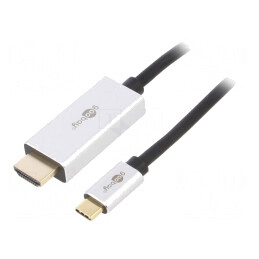 Adaptor HDCP 2.2 HDMI 2.1 USB C Aurit 2m | Electronic-mag.ro | Componente Electronice