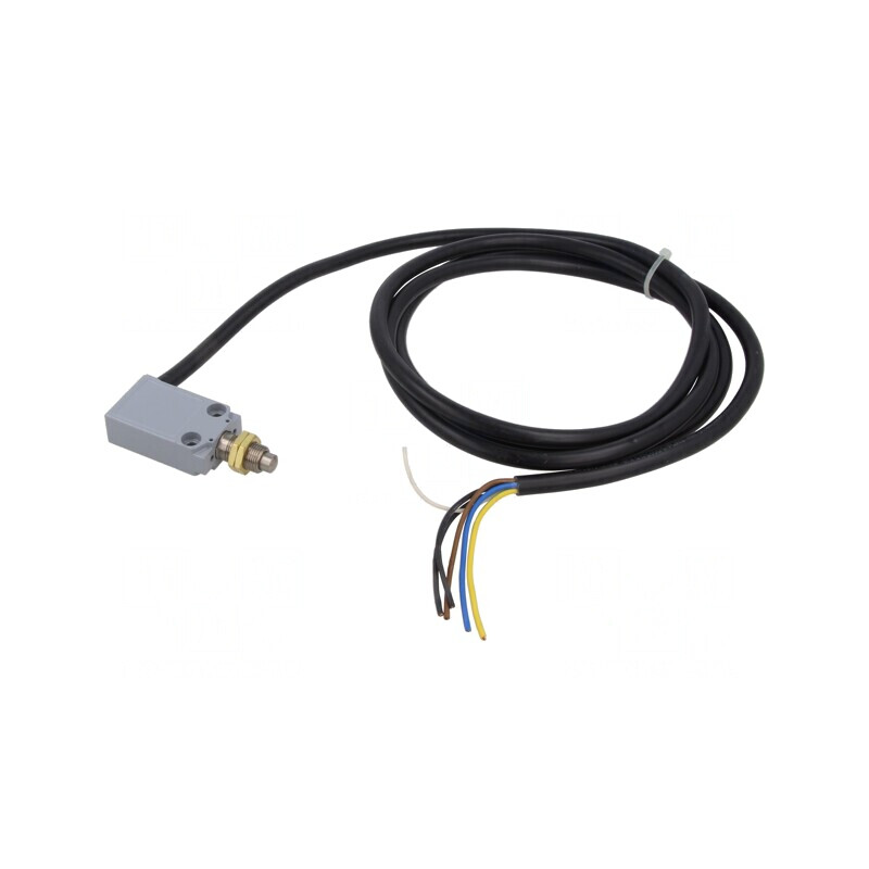 Limitator cursă bolț lung IP67 10A cablu 2m | Electronic-mag.ro | Componente Electronice