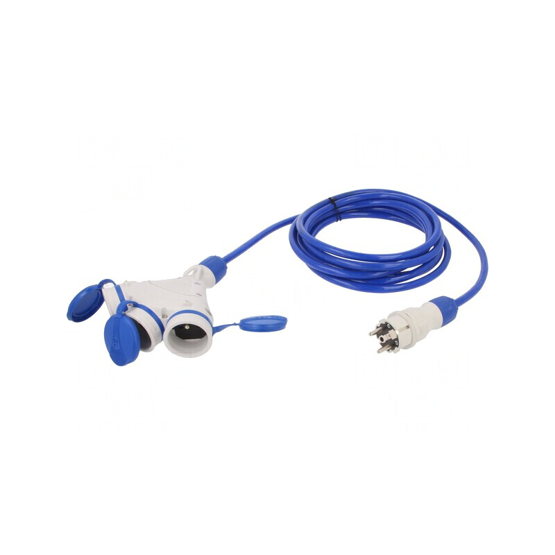 Prelungitor 3 Prize Albastru 5m 16A | Electronic-mag.ro | Componente Electronice Prelungitor 3 Prize Albastru 5m 16A | Electronic-mag.ro | Componente Electronice