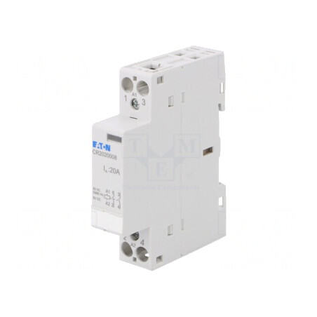 Contactor 2P 20A 8VAC NO x2 | Electronic-mag.ro | Componente Electronice