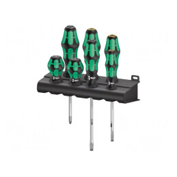 Set Şurubelniţe Pozidriv şi Plate Kraftform 7 Bucăţi | Electronic-mag.ro | Componente Electronice