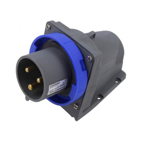 Conector Alimentare AC Trifazat Soclu Tată Unghiular IP67 | Electronic-mag.ro | Componente Electronice