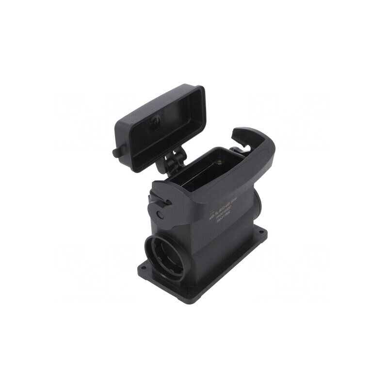 Carcasă pentru conectori HDC Han-Eco B 16B drept | Electronic-mag.ro | Componente Electronice