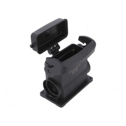 Carcasă pentru conectori HDC Han-Eco B 16B drept | Electronic-mag.ro | Componente Electronice