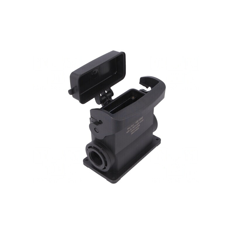 Carcasă pentru conectori HDC Han-Eco B 16B drept | Electronic-mag.ro | Componente Electronice